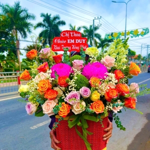 Giỏ hoa 27412