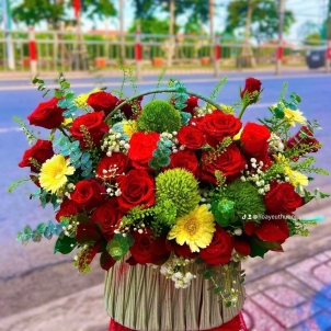 Giỏ hoa 15548