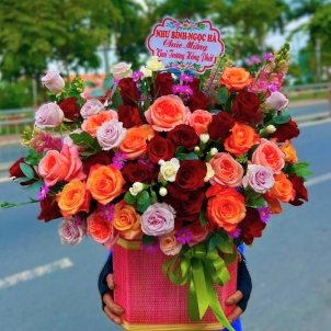Giỏ hoa 53185