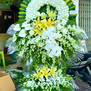 Kệ hoa viếng 11234