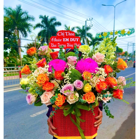 Giỏ hoa 27412