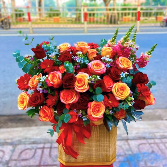 Giỏ hoa 15643