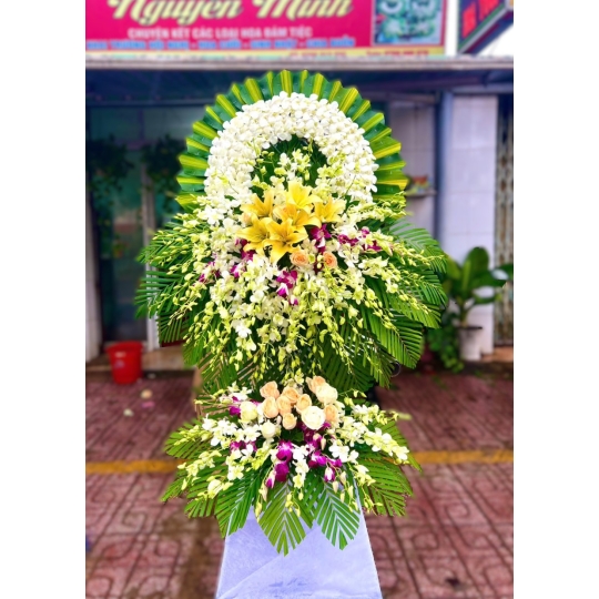 Kệ hoa viếng 65292